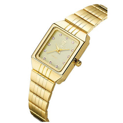 Gold Stainless Steel Watches Women Luxury Clock Ladies Wrist Couple Watch reloj mujer Relogio Feminino Female Bracelet 8808
