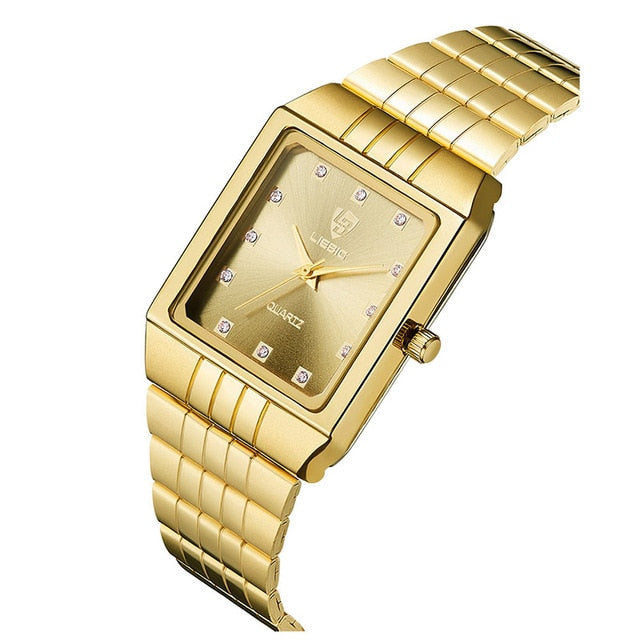 Gold Stainless Steel Watches Women Luxury Clock Ladies Wrist Couple Watch reloj mujer Relogio Feminino Female Bracelet 8808